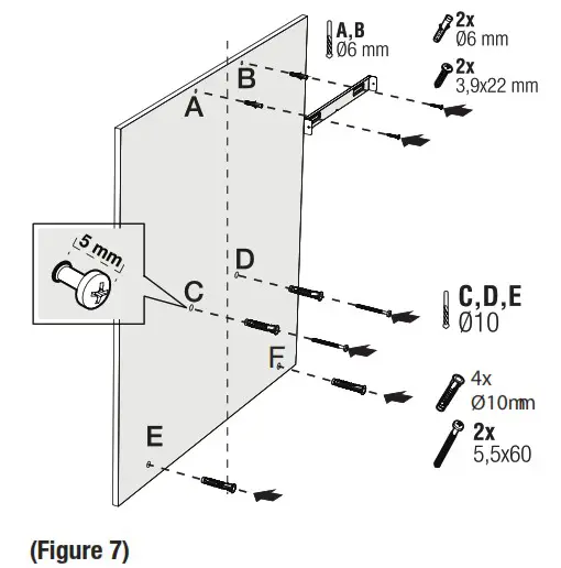 beko BHCB 93640 BH Cooker Hood - Installation of appliance 3