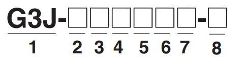 OMRON G3J Simple Solid State Contactors - Figure 1