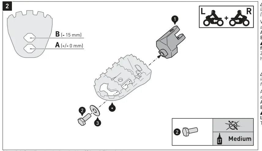 SW-MOTECH FRS.04.011.10200 S Ion Footrest Kit for KTM 1290 Super Adventure - Figure 3