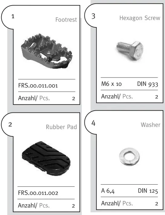 SW-MOTECH FRS.04.011.10200 S Ion Footrest Kit for KTM 1290 Super Adventure - Figure 6