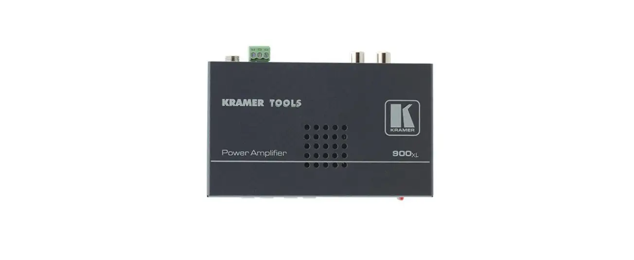 Kramer 900xl Stereo Power Amplifier User Guide Kramer 900xl Stereo Power Amplifier User Guide
