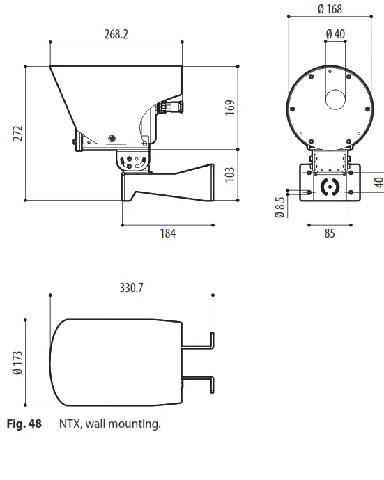 VIDEOTEC NVX Stainless Steel Camera - Fig 45