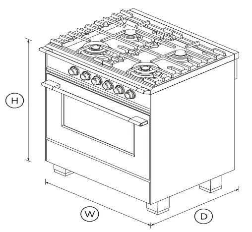 FISHER PAYKEL OR30SCG4B1 Gas Range - Fig