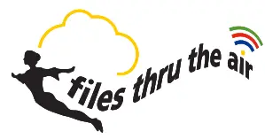 files thru logo