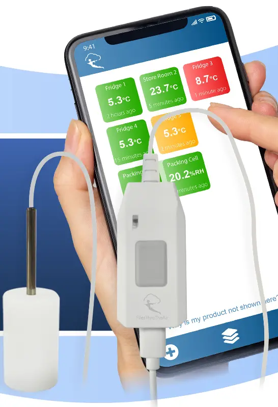 files thru the air WA PRO VAC Vaccine Temperature Limit Alert Sensor