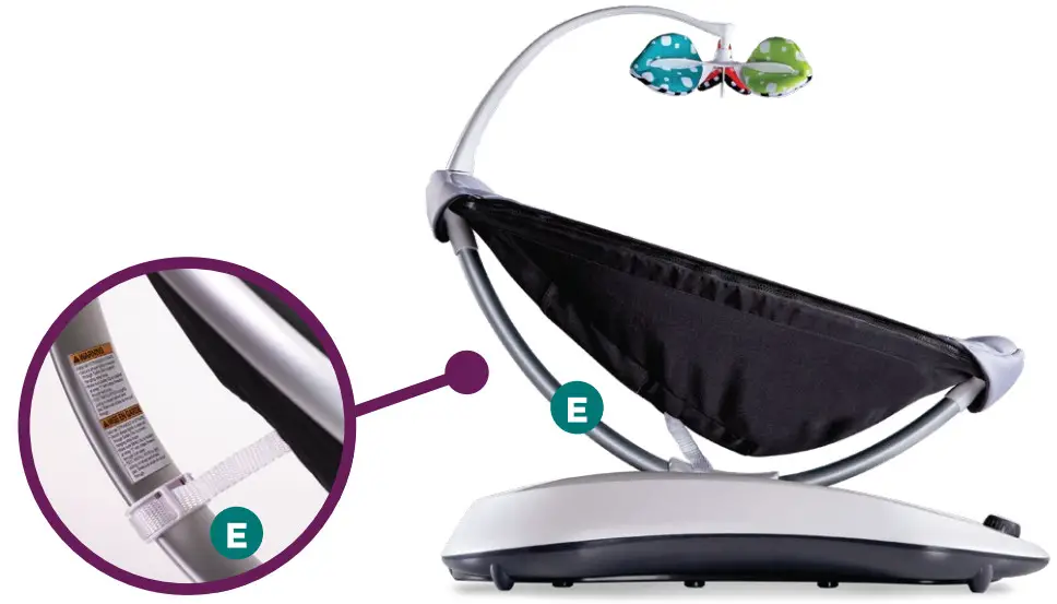 4moms 4M-012 01 Rockaroo Classic Grey - ROCKAROO PARTS 11