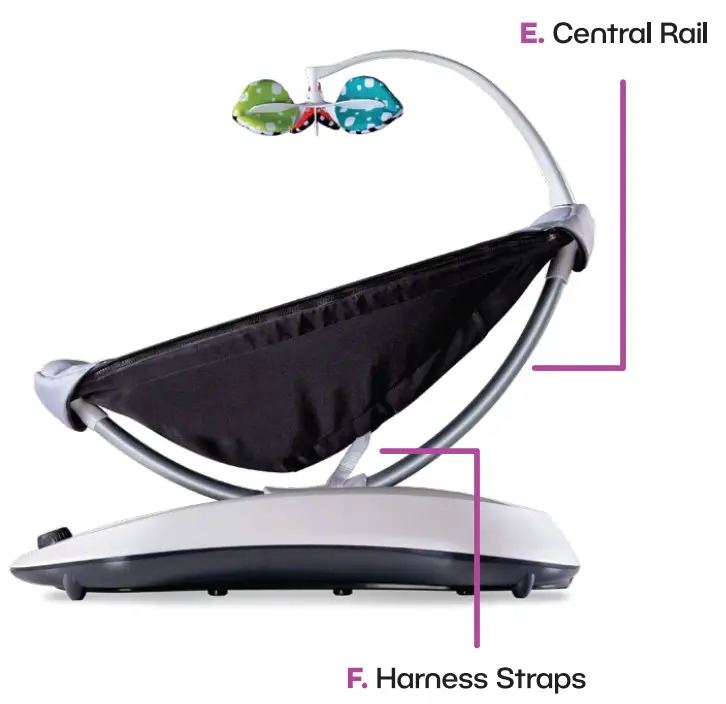 4moms 4M-012 01 Rockaroo Classic Grey - ROCKAROO PARTS