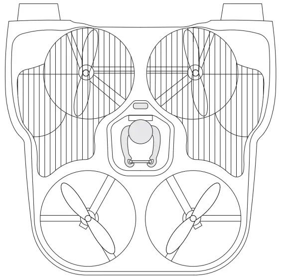 SHARPER IMAGE FCC87166 Aeroboost Drone Speeder -
