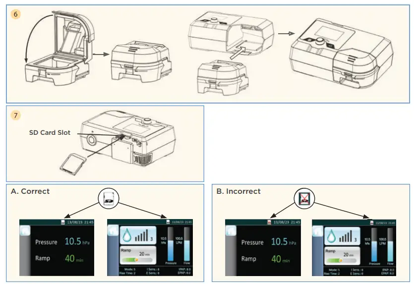 APRIA React Health Luna II Auto CPAP Machine Package - fig 15