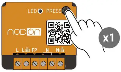 NODON SIN-2-FP-01 Pilot Wire Heating Module User Guide - During the first power up