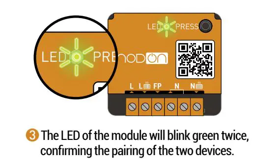 NODON SIN-2-FP-01 Pilot Wire Heating Module User Guide - PAIRING PROCEDURE