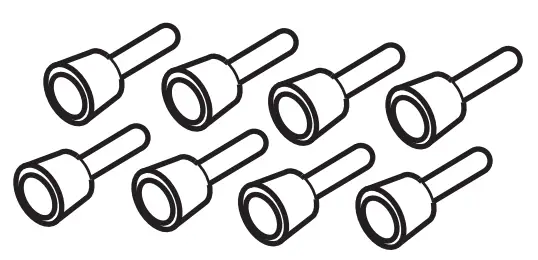 CRUTCHFIELD Receiver Wiring Adaptor - Caps