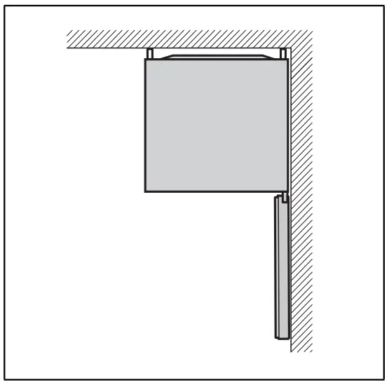 Distance to the wall