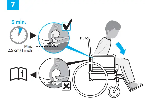VICAIR Pommel Cushion O2 Wheelchair FIG 10