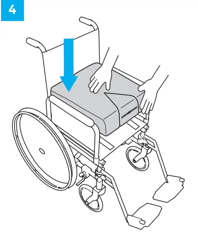 VICAIR Pommel Cushion O2 Wheelchair FIG 7