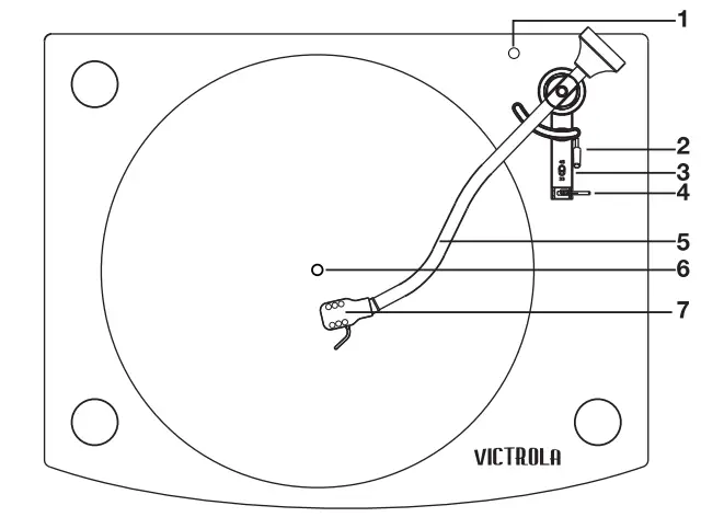 Victrola Modern Acrylic 2-Speed Bluetooth Turntable-3