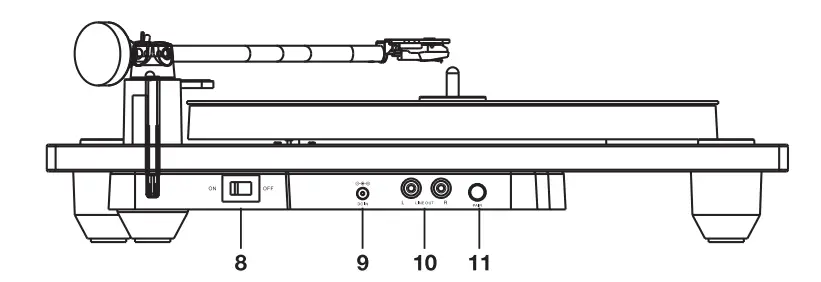 Victrola Modern Acrylic 2-Speed Bluetooth Turntable-4
