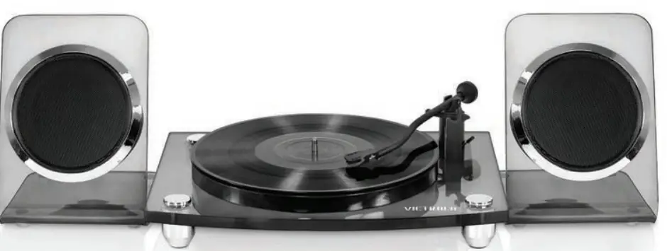 Victrola Modern Acrylic 2-Speed Bluetooth Turntable-PRODUCT