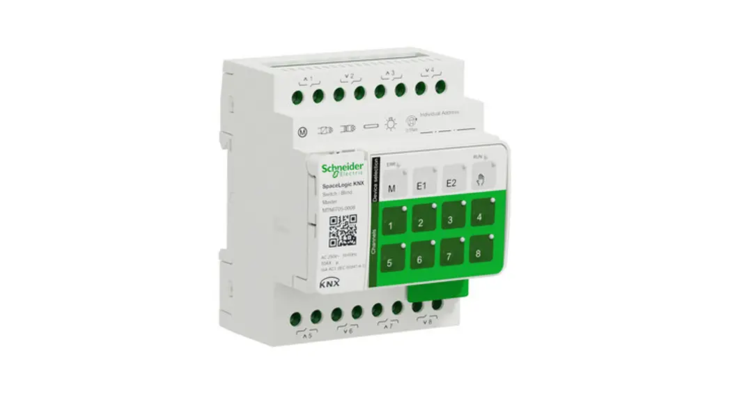 Schneider Electric Mtn647091 Space Logic Knx Control Unit 0-10 V Reg-k/1-gang With Manual Mode Instruction Manual
