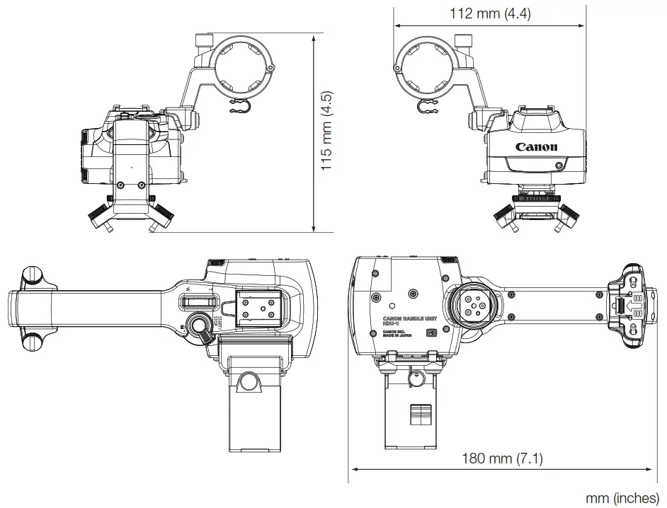 Canon XF XA Professional Video Camcorder - inches