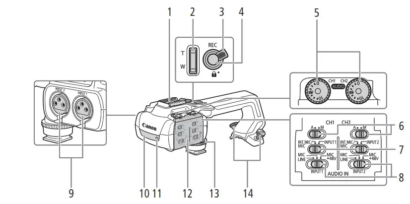 Canon XF XA Professional Video Camcorder - sdu