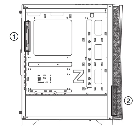 ZALMAN Z3 NEO ATX Mid Tower Gaming Case - Fig 20