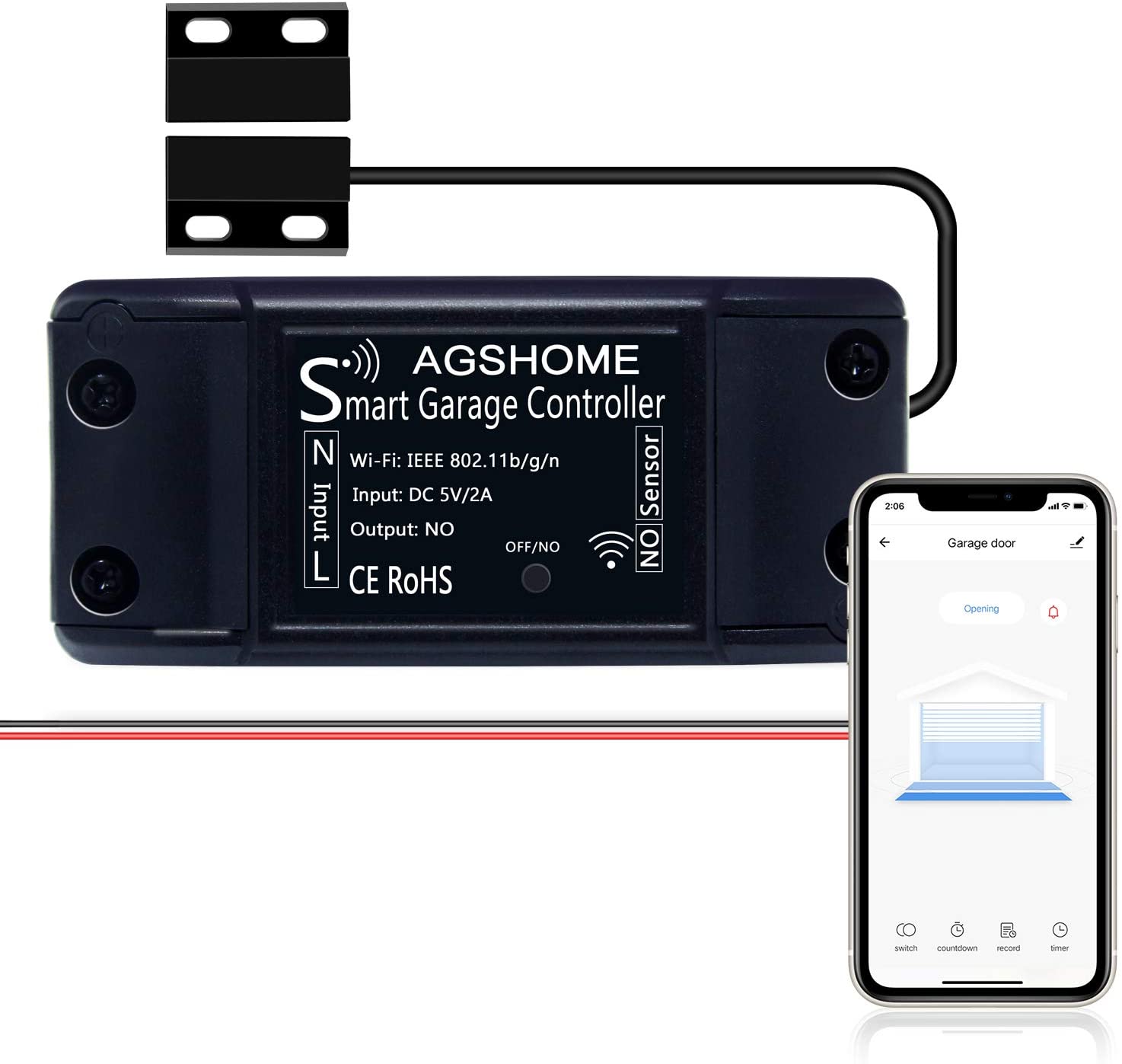 Agshome Ags001 Smart Garage Installation Guide