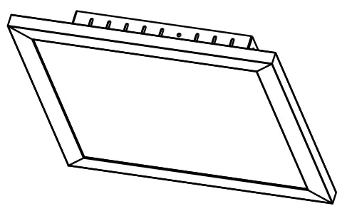 LeuchtenDireckt 14530 16 Flat Ceiling Panel - Fig