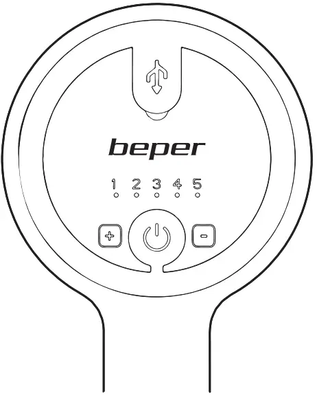 beper P102SBA007 Cordless Rechargeable Hand Mixer