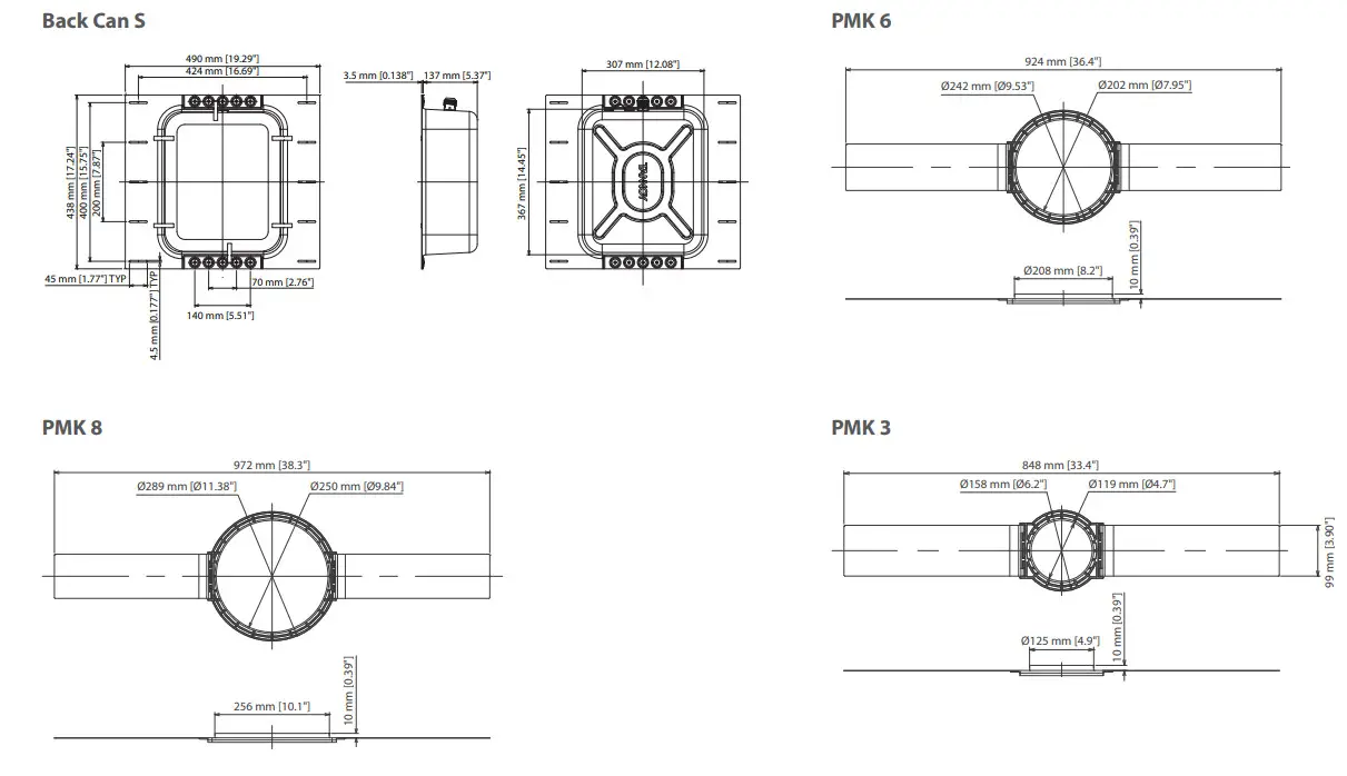 TANNOY Back Can S PMK Serise In Ceiling Loudspeakers - fig 12