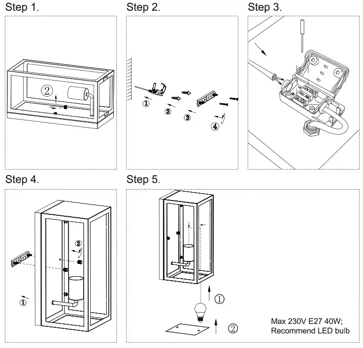 NOVA LIFE 72739-036-75 Interior Wall Lamp - 4