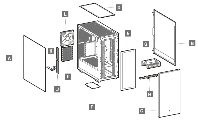 DEEPCOOL CH510 Series Mid Tower ATX Case -