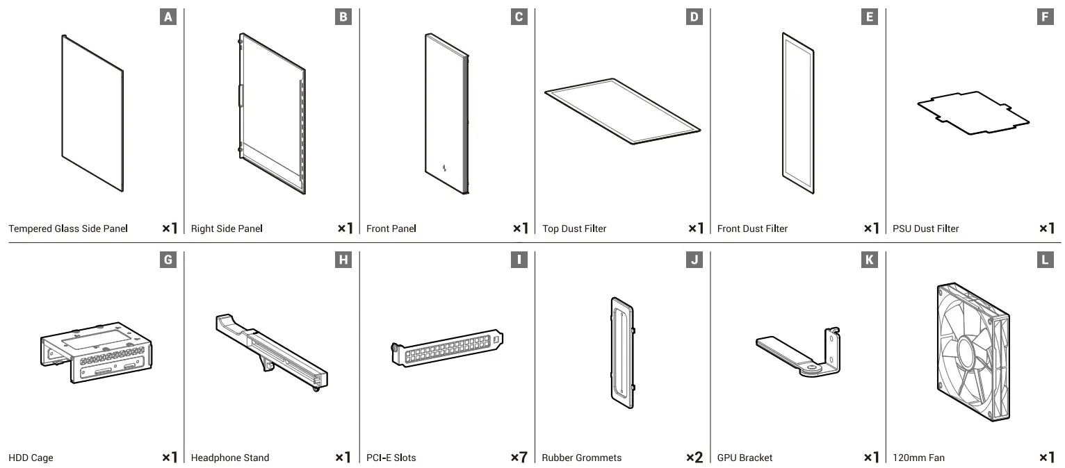 DEEPCOOL CH510 Series Mid Tower ATX Case -fig1