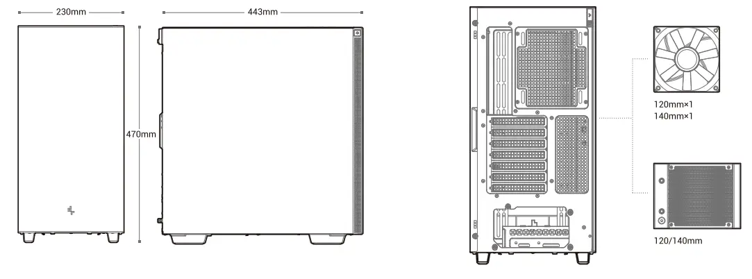 DEEPCOOL CH510 Series Mid Tower ATX Case -fig3