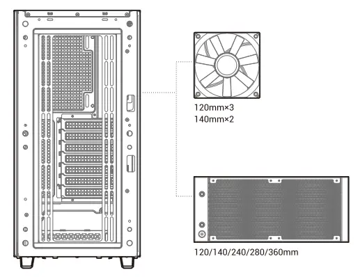 DEEPCOOL CH510 Series Mid Tower ATX Case -fig4