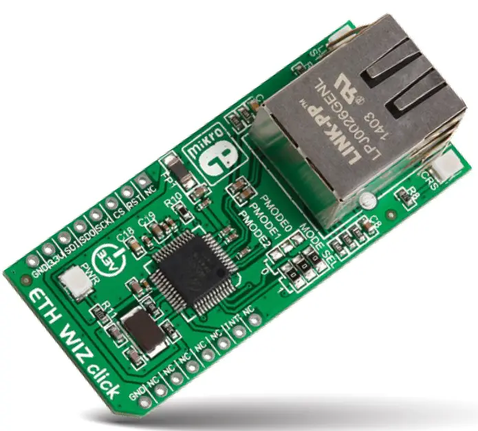 MikroElektronika MIKROE-1718 ETH Wiz Click Evaluation Kit (1)