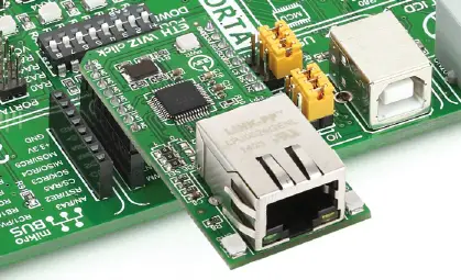MikroElektronika MIKROE-1718 ETH Wiz Click Evaluation Kit fig (5)