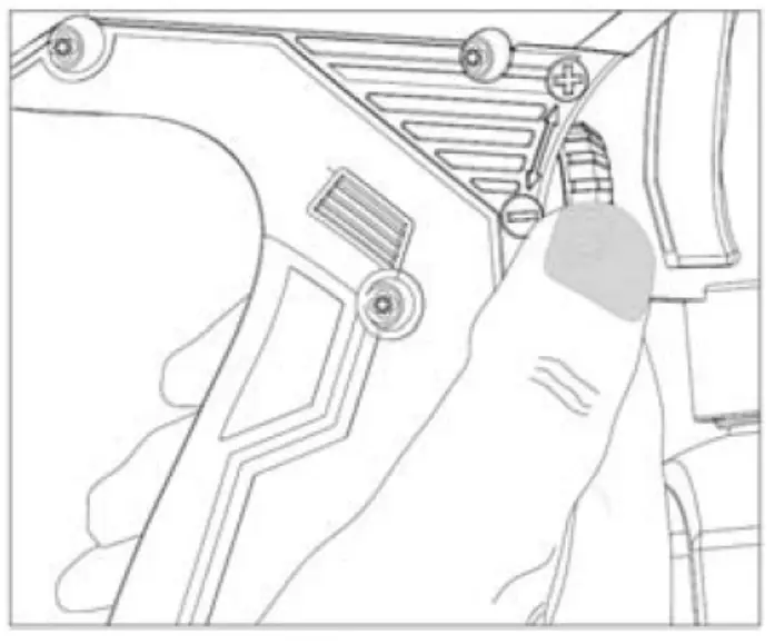 TOTAL TT3506 350W Paint Gun - fig 5