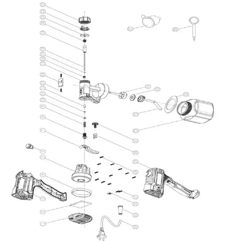 TOTAL TT3506 350W Paint Gun - fig 8
