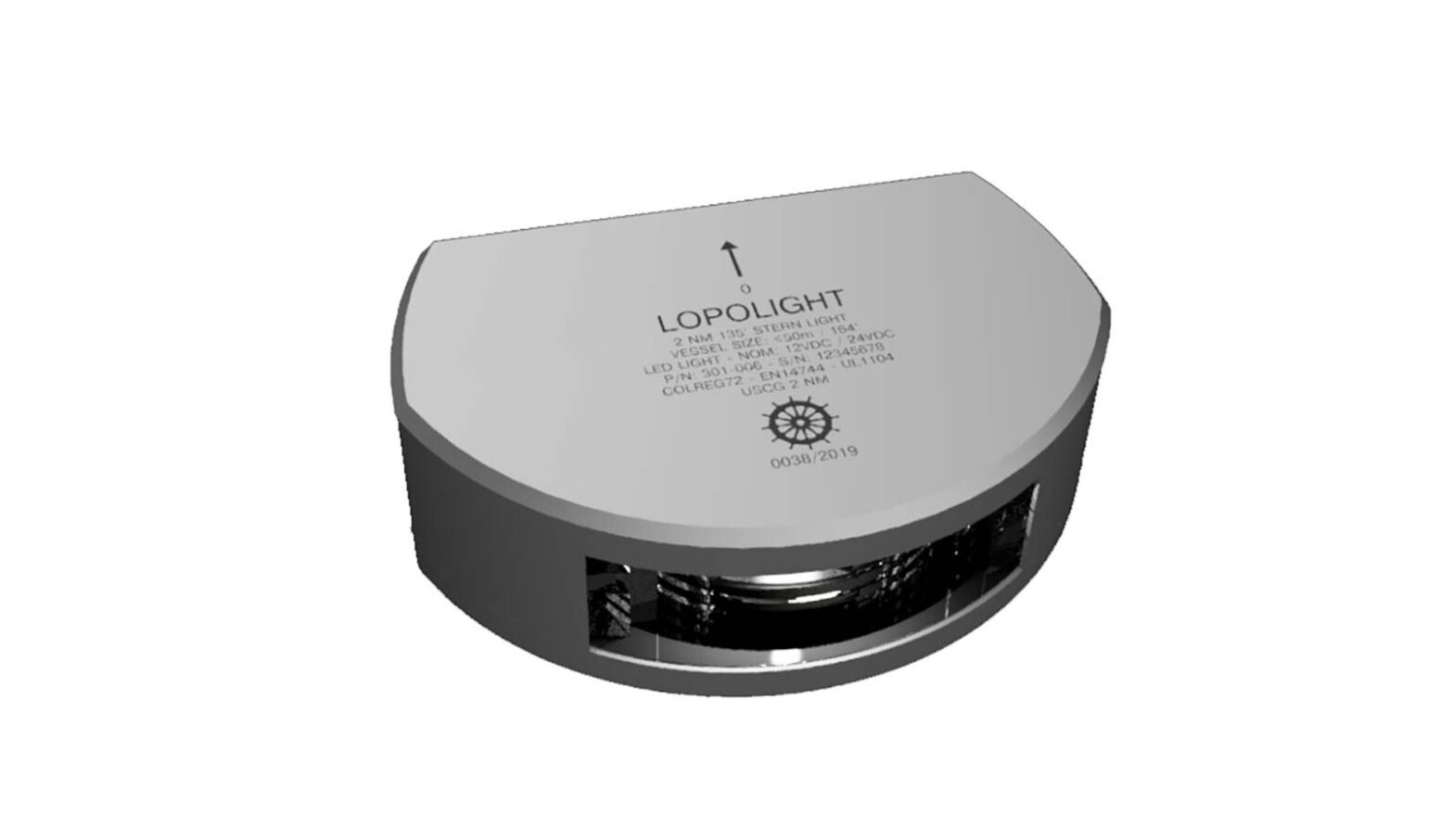 Lopolight 301-006 Housing White Vertical Mount Stern Led Light Installation Guide Lopolight 301-006 Housing White Vertical Mount Stern Led Light Installation Guide