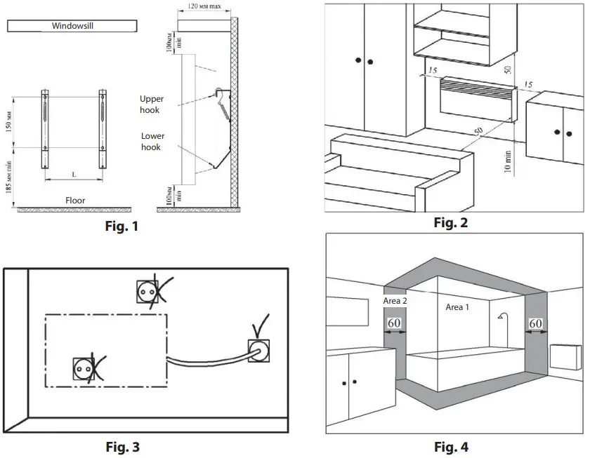 ARDESTO CH 2000ECW Electric Convector - Figure 1