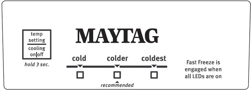 MAYTAG MZF34X18FW Upright Freezer 12