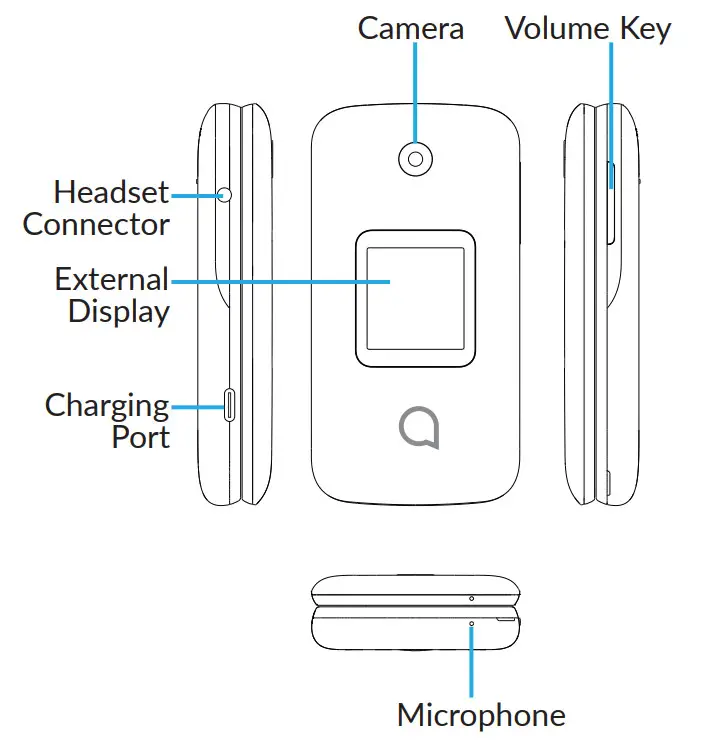 alcatel Go Flip 4 4 Features a Familiar Flip Design - Figure 1