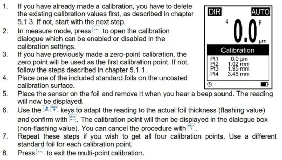 FIG 14 Multi-point calibration