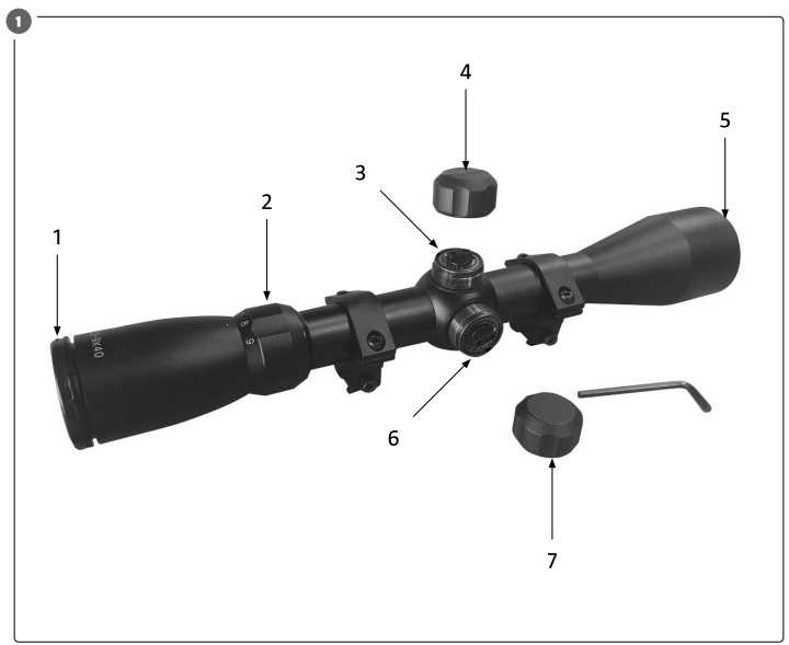 KAYOBA 021980 Telescope Sight - 1