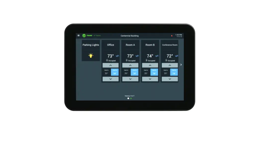 Trane X13760358001 Tracer 10-inch Display Instruction Manual Trane X13760358001 Tracer 10-inch Display Instruction Manual