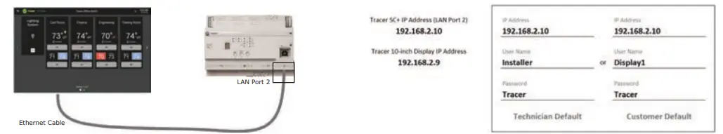 TRANE X13760358001 Tracer 10 Inch Display-fig1