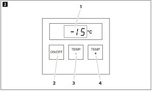 Setting the temperature