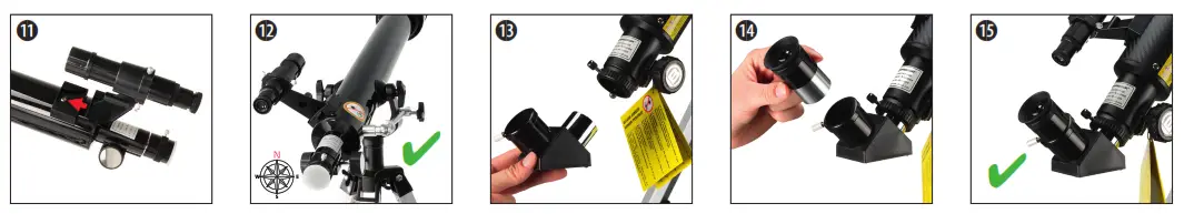 BRESSER SKYLUX 60 700 AZ Refractor Telescope with Azimuthal Mount - fig 6