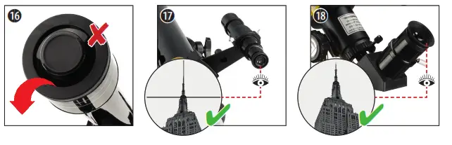 BRESSER SKYLUX 60 700 AZ Refractor Telescope with Azimuthal Mount - fig6
